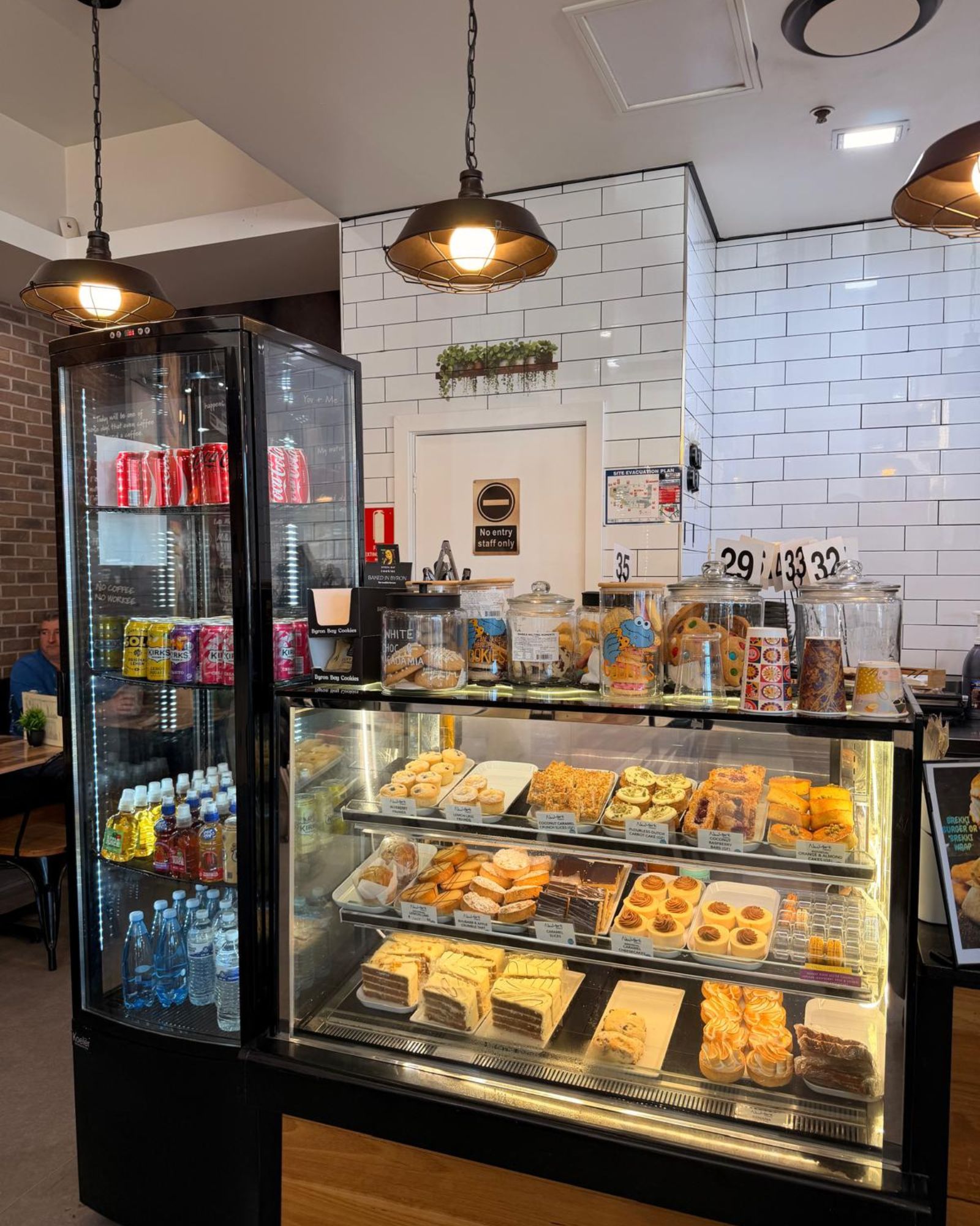 Food display at Chill N Grind