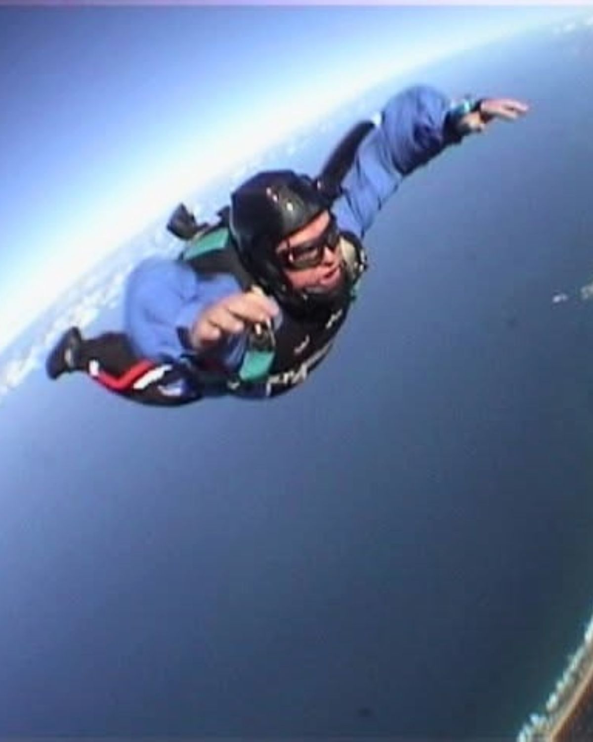 Skydiving photograph from John’s collection