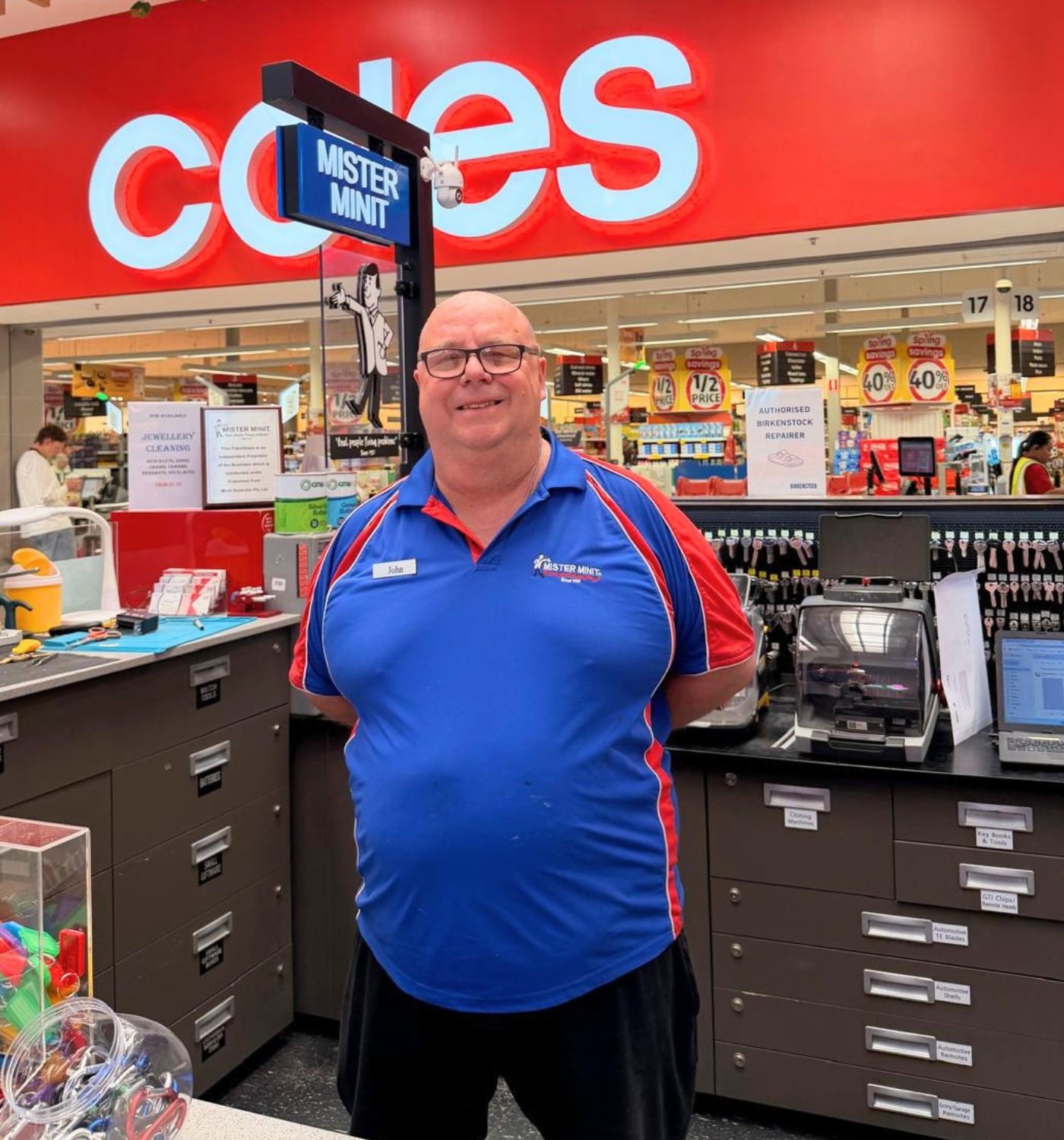 John at Mister Minit Wallsend